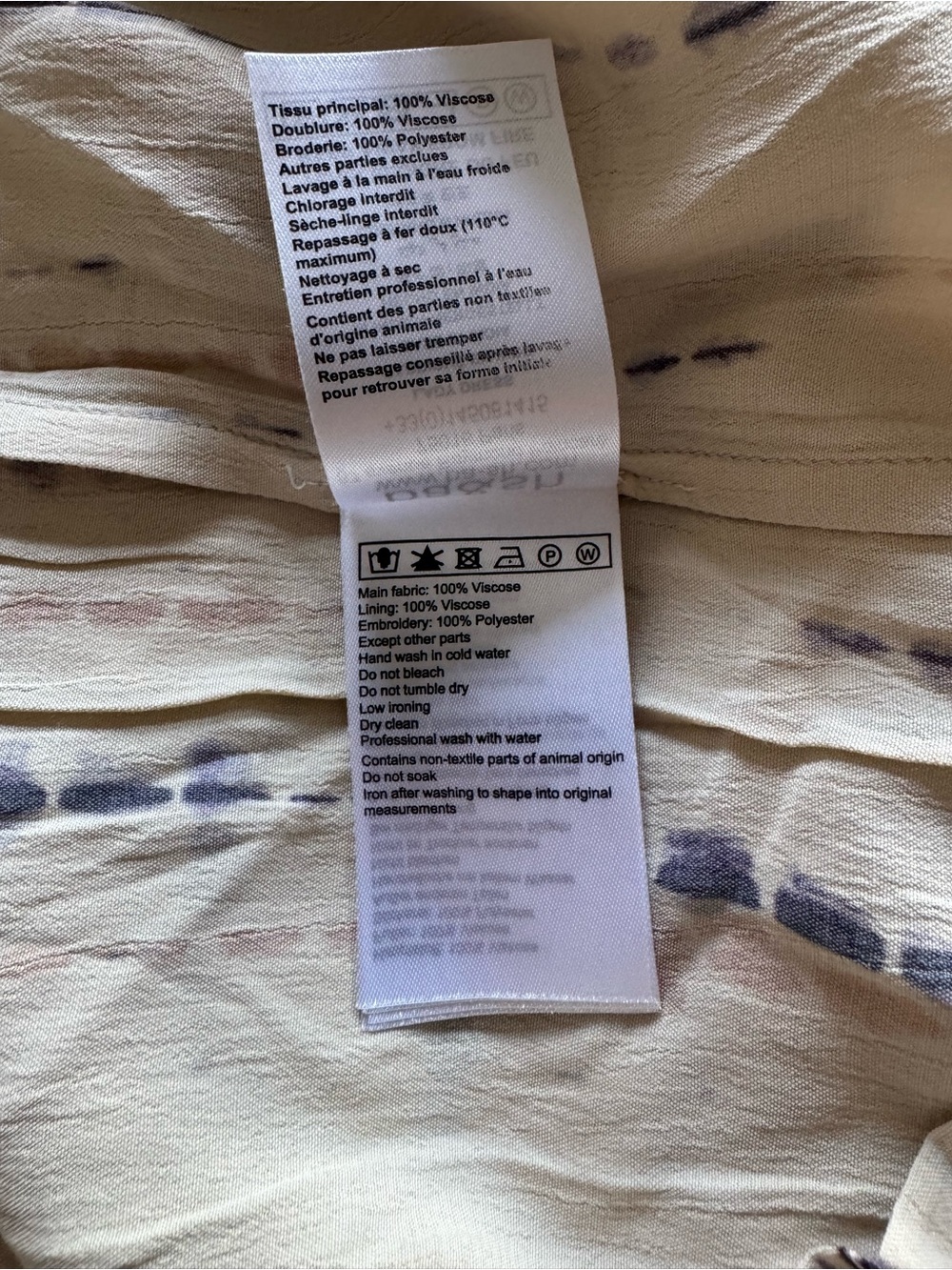 ba&sh Isolde Ivory Printed Tiered Maxi Dress - Picture 6 of 6